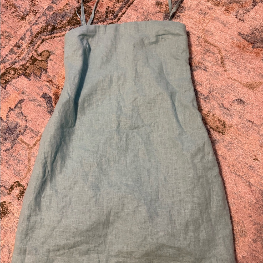 Abercrombie Blue Linen Dress